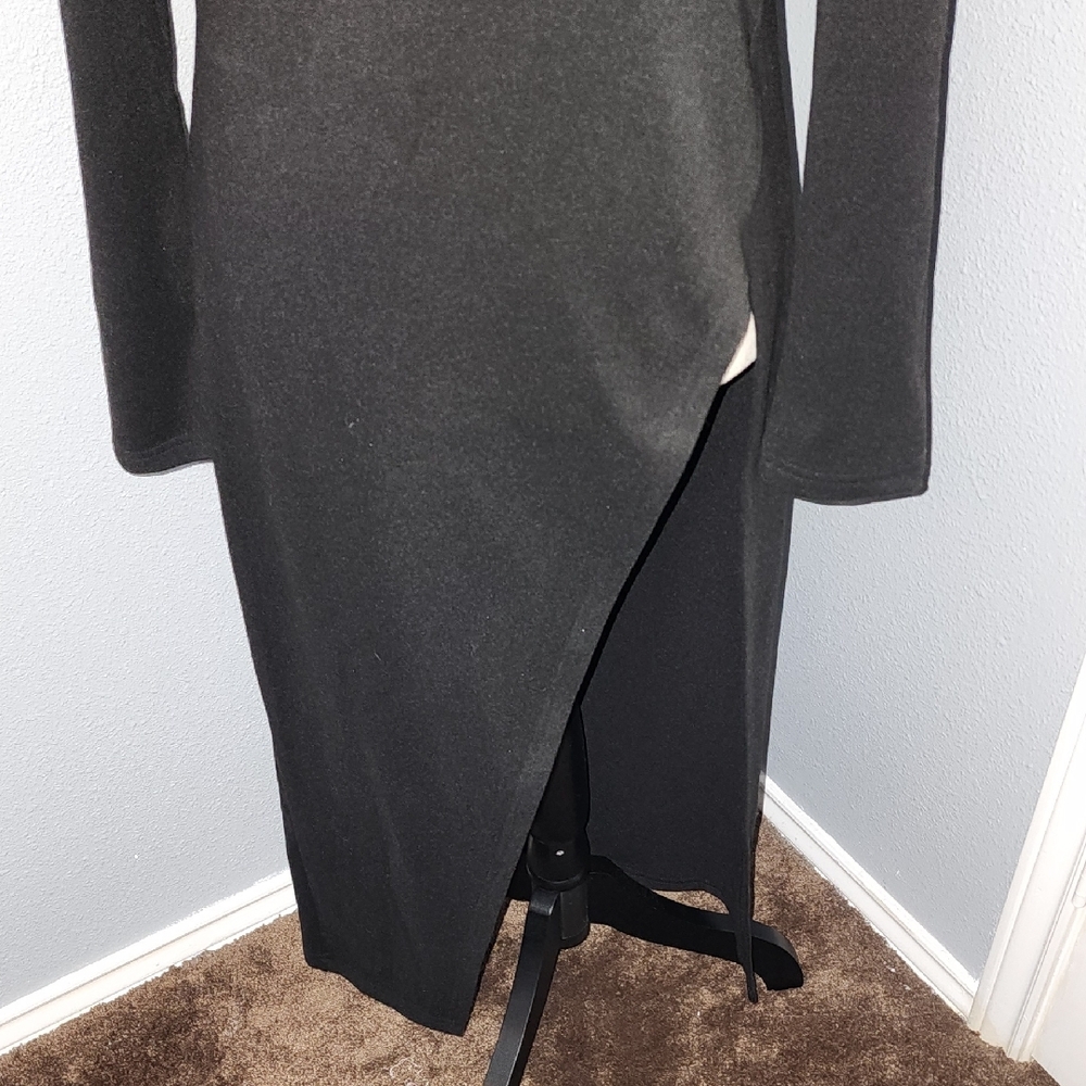 STYLEWE Elegant Black Long Sleeve Tunic Dress - Picture 5 of 10